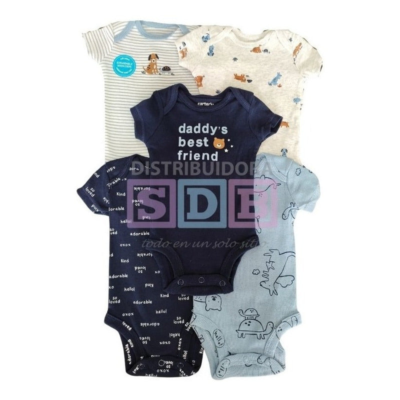 Set 5 Bodys Bodies Carters Bebé Niño Niña Mamelucos