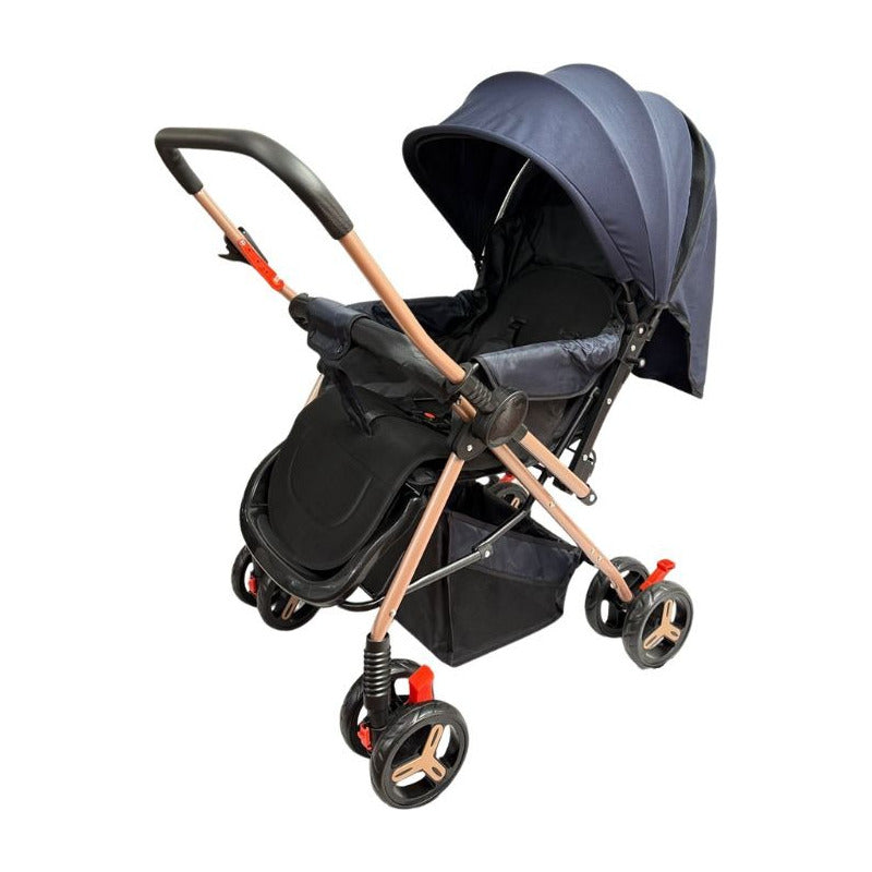 Coche Paseador Bebe Barra Reversible + Juguetes + Mosquitero