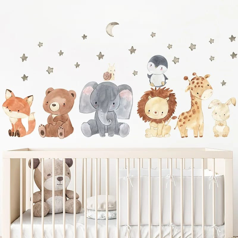 Sticker Vinilos Decorativos Adhesivos Infantiles Safari