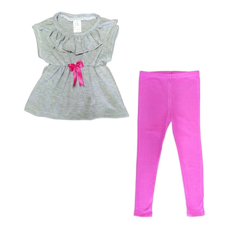 Conjuntos Niñas Varios Modelos Blusa Leggins Fk