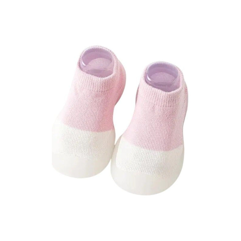 Zapatos Media Suela Silicona Antideslizante Bebes Y Niños