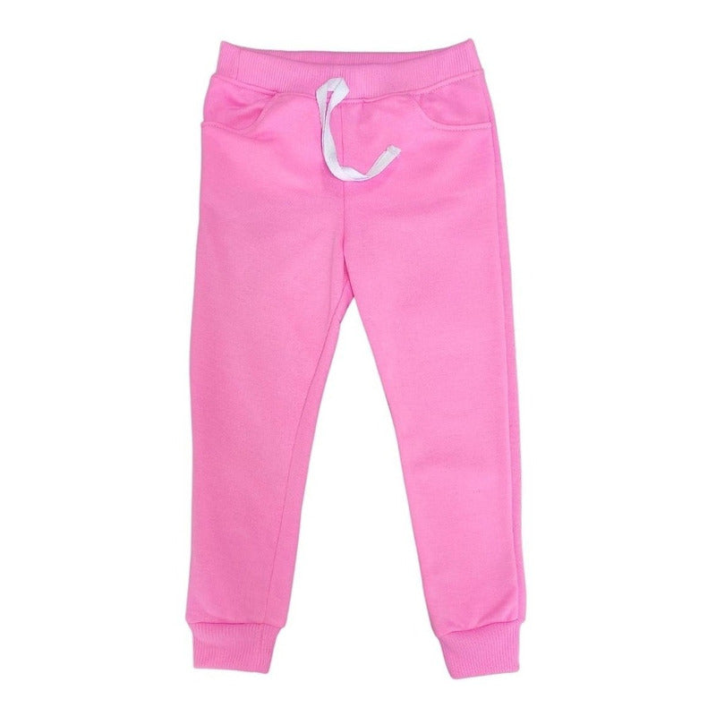 Pantalón Sudadera Tipo Jogger De Talla 2 A 5 Para Niñas