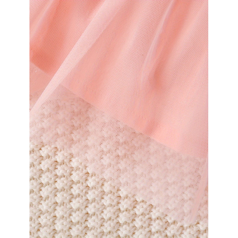 Conjunto Vestido Bebe Niña Elegante Bautizo Cortejo Chaqueta