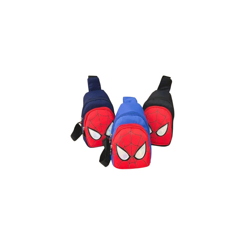 Maleta Morral Bolso Riñonera Spiderman Para Niños Niñas