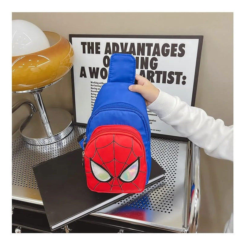 Maleta Morral Bolso Riñonera Spiderman Para Niños Niñas