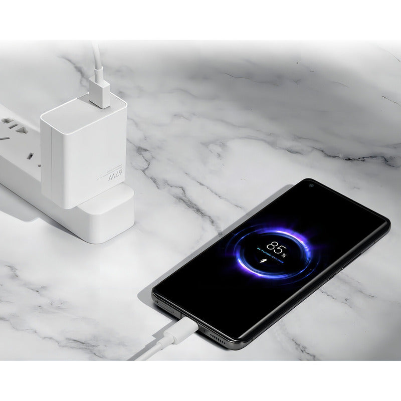 Cargador Rápido Compatible Xiaomi Samsung + Cable 67w
