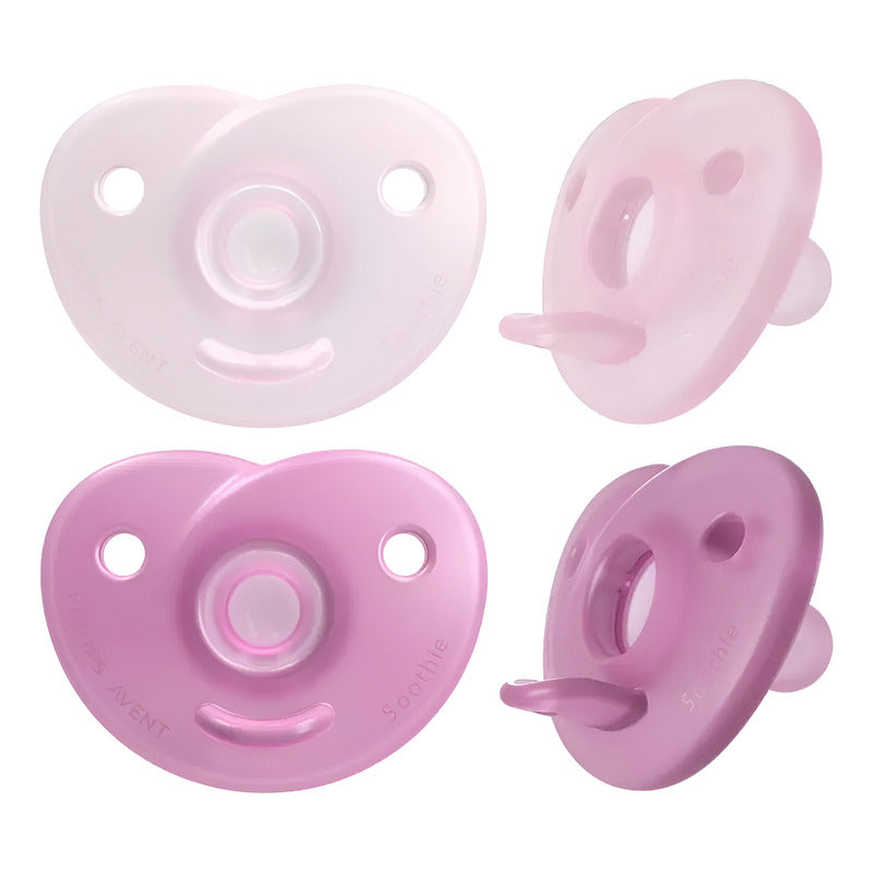 Avent Chupos Entretención X 2 Unidades Soothie Bebe 0-3 M+