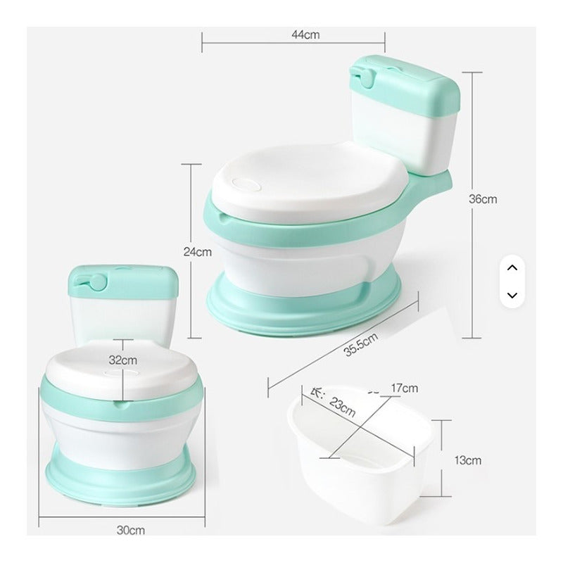 Baño Entrenador Vasenilla Inodoro Portatil Acolchado Niños