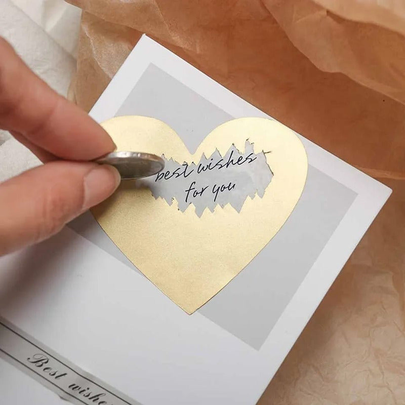Rotulo Sticker Autoadhesivo Cirular Raspar 2.5 Cm X 300 Pcs