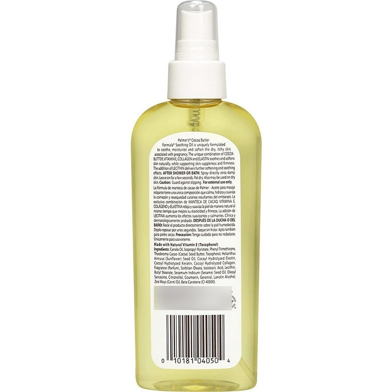 Aceite Palmers Comezon Picazon - mL a $466