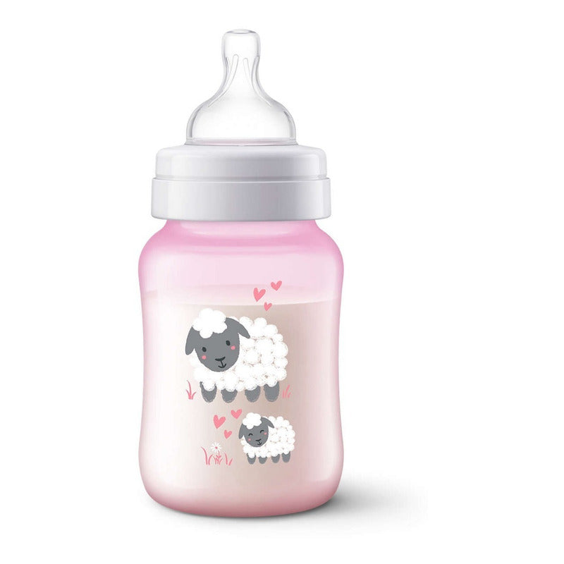 Avent Tetero Biberon Classic 9 Oz 260 Ml X1 Und 1m+ Azul