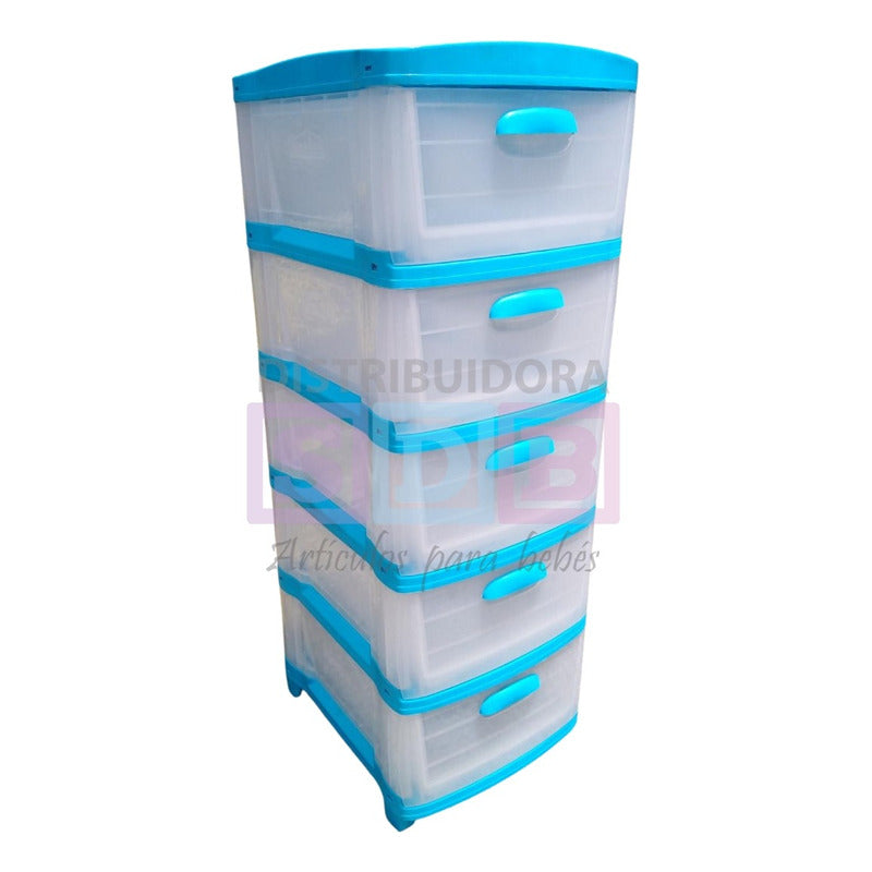 Cajonero Organizador Dubai 5 Gavetas Gavetero Plástico