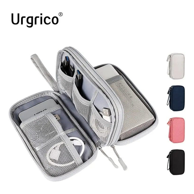 Organizador Cables Estuche Accesorios Electronicos Doble