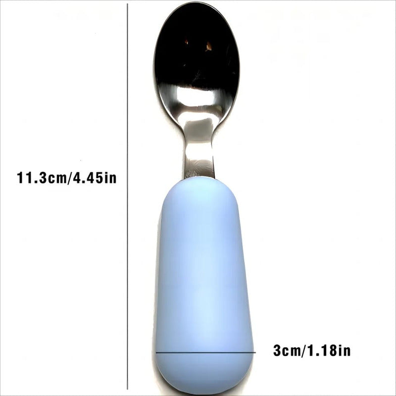 Cubiertos Metalicos Para Bebe Niños Niñas Cuchara Tenedor