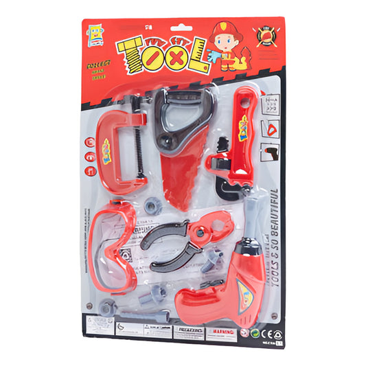 Set Kit Juego De Herramientas Niños Infantil Taladro Gafas
