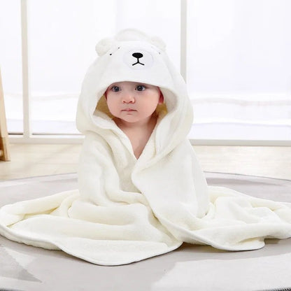 Toalla Manta Cobija Bebe Niños Suave Con Capota Multiusos