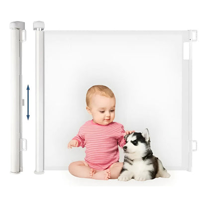 Puerta Retráctil Seguridad Bebés Mascotas Fácil Instalación