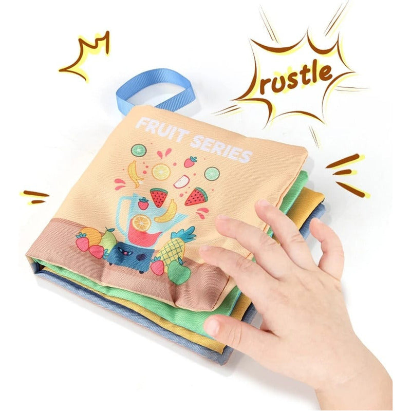 Libro Sensorial Estimulación Temprana Bebe Texturas Animales