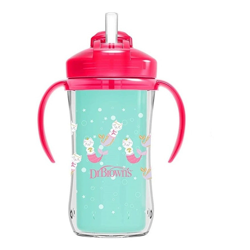 Vaso Pitillo Entrenador Térmico Antiderrame Dr Brown 10oz
