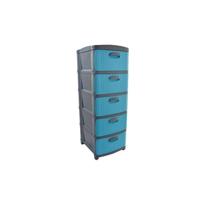 Cajonero Organizador Dubai 5 Gavetas Gavetero Plástico