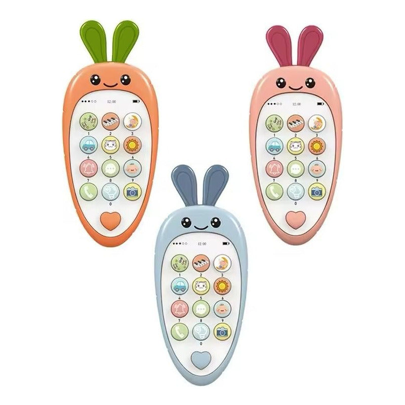 Control Remoto 2 En 1 Para Bebe Musica Luces Sonidos