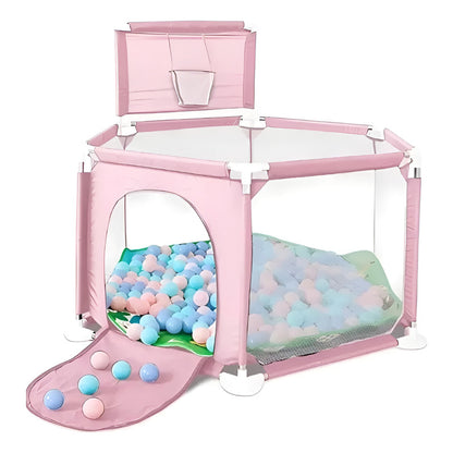 Corral Corralito Juego Bebe Niños Con Mat Alfombra Piscina
