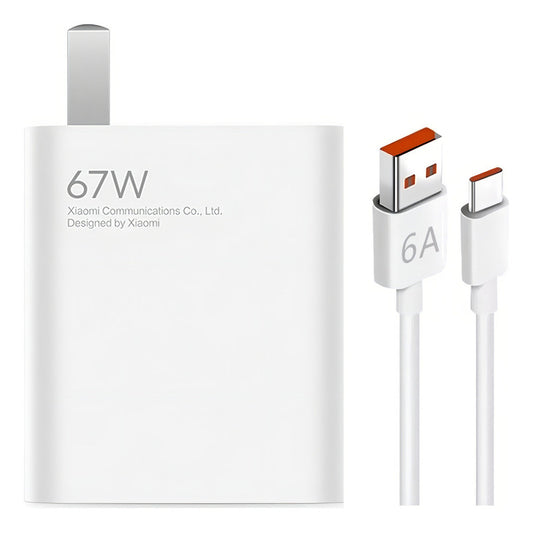 Cargador Rápido Compatible Con Mi 67w