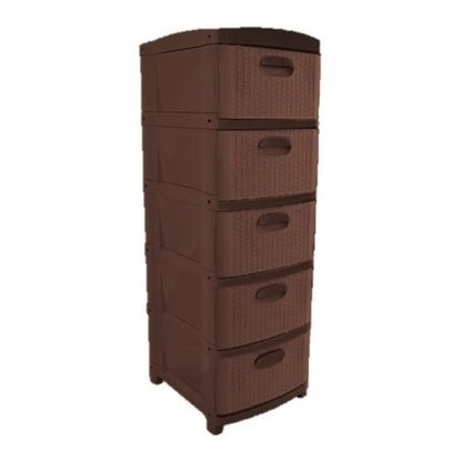 Cajonero Organizador Dubai 5 Gavetas Gavetero Plástico