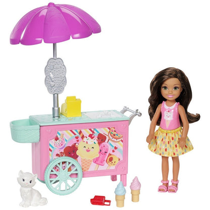 Barbie Club Chelsea Heladeria Carrito De Helado