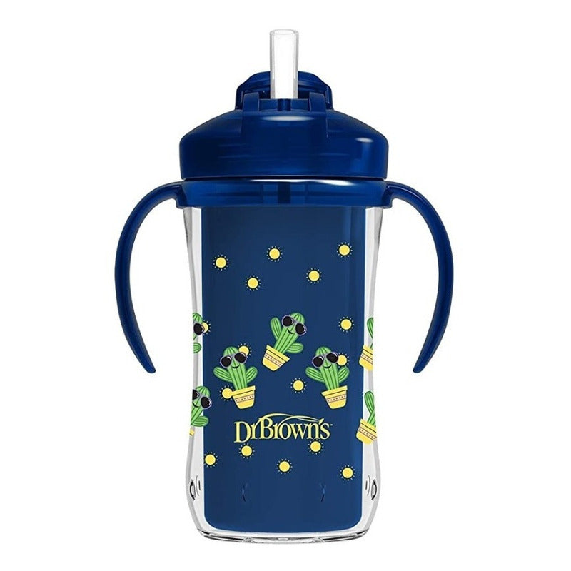 Vaso Pitillo Entrenador Térmico Antiderrame Dr Brown 10oz