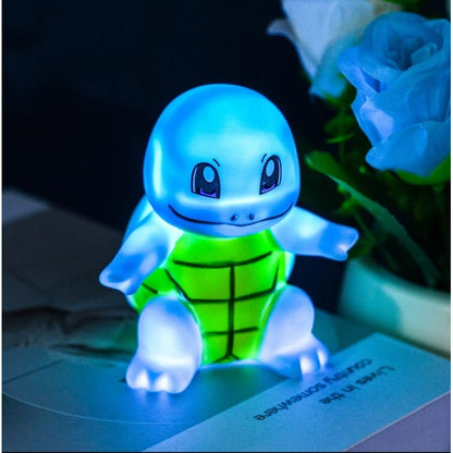Lámpara Pokemon Pikachu Luz Led Cálida Decoración Niños X1