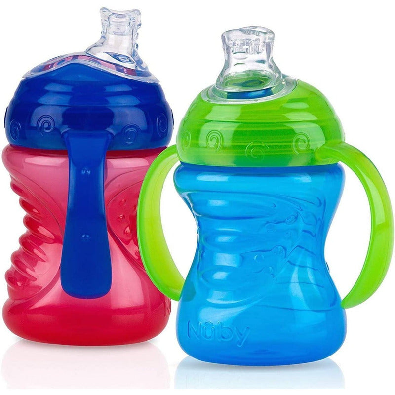 Vaso Entrenador Antiderrame Nuby 8oz 240 Ml Asas Bpa Free X1