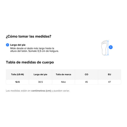 Tenis Nike Training Workout Hombre Air Zoom Tr1 12.5 Us