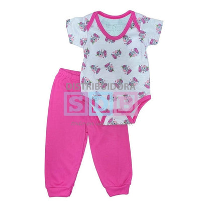 Conjunto Bodys + Pantalón Mameluco Para Bebe Varios Colores