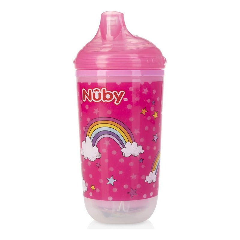Vaso Entrenador Antiderrame Para Bebe Con Luces Nuby 10 Oz