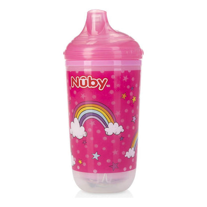 Vaso Entrenador Antiderrame Para Bebe Con Luces Nuby 10 Oz