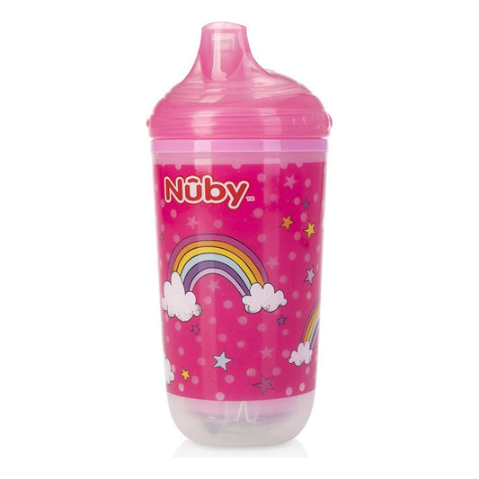 Vaso Entrenador Antiderrame Para Bebe Con Luces Nuby 10 Oz