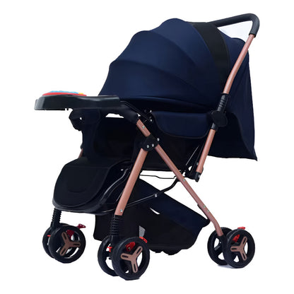 Coche Paseador Bebe Barra Reversible + Juguetes + Mosquitero