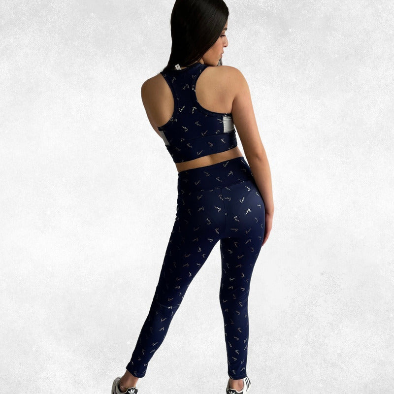 Conjunto Deportivo 2 Piezas Lycra Dama Mujer Varios Colores