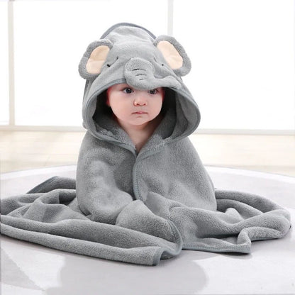 Toalla Manta Cobija Bebe Niños Suave Con Capota Multiusos
