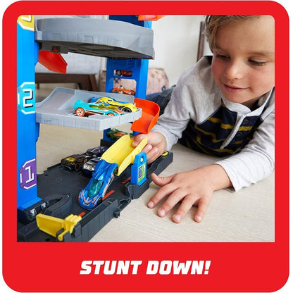 Pista Autos Hot Wheels Garage Extremo Original Mattel