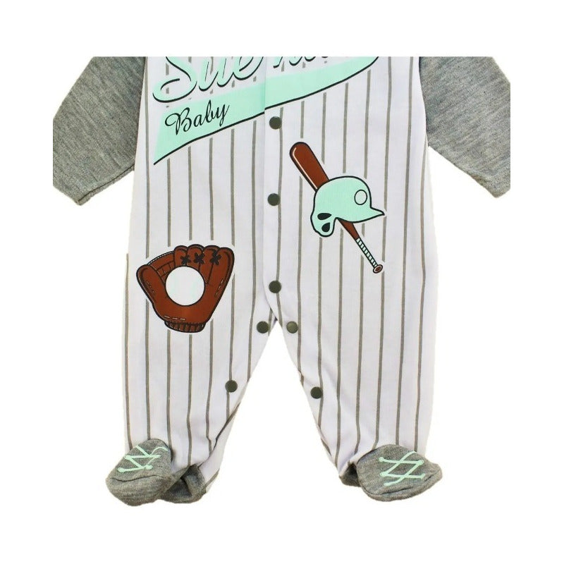 Pijama Para Bebe Enteriza Beisbol Guante