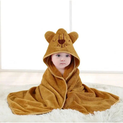 Toalla Manta Cobija Bebe Niños Suave Con Capota Multiusos
