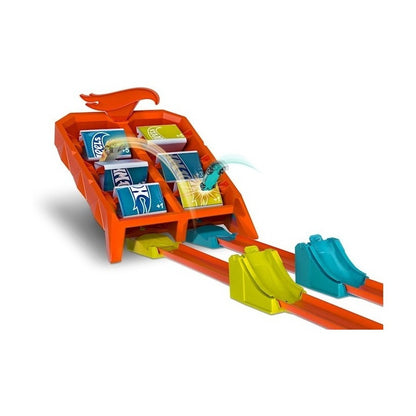 Pista Auto Hot Wheels Reto De Lanzamiento Campeón De Choques