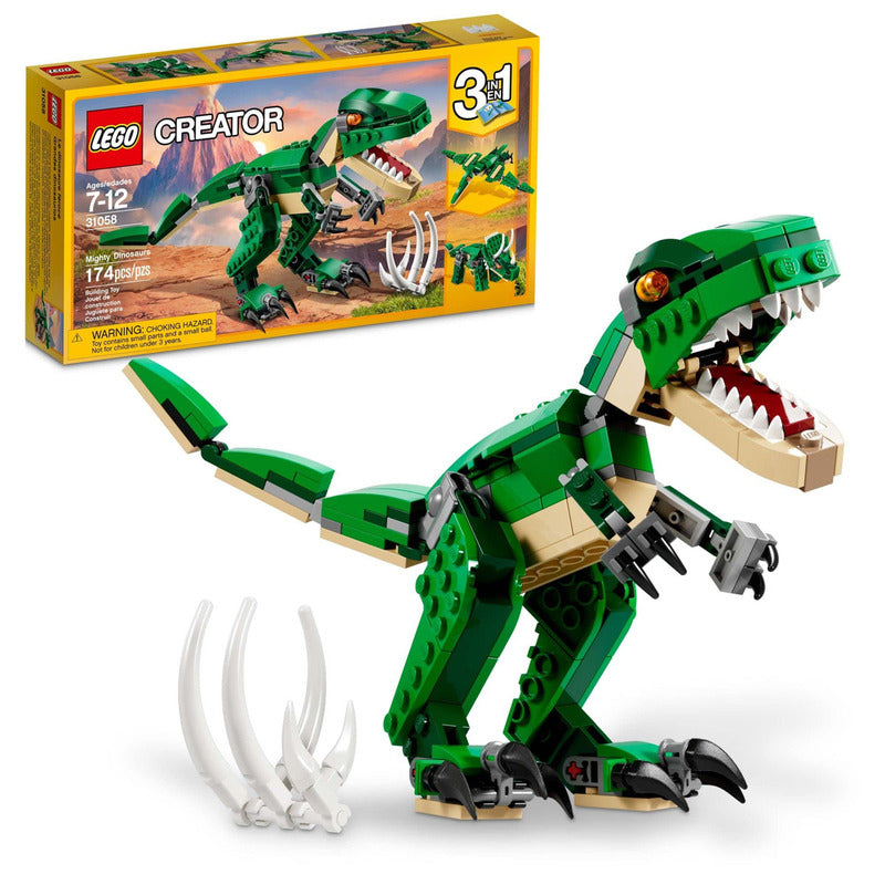 Lego Creator - Poderosos Dinosaurios 31058 174 Piezas