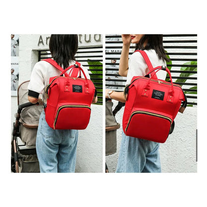 Pañalera Multinfuncional Bebe Mochila Morral Bolso 6 Colores