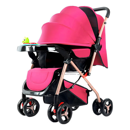 Coche Paseador Bebe Barra Reversible + Juguetes + Mosquitero