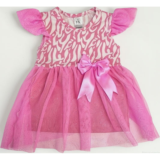 Vestido Para Niña Tipo Princesa Con Tul Fk