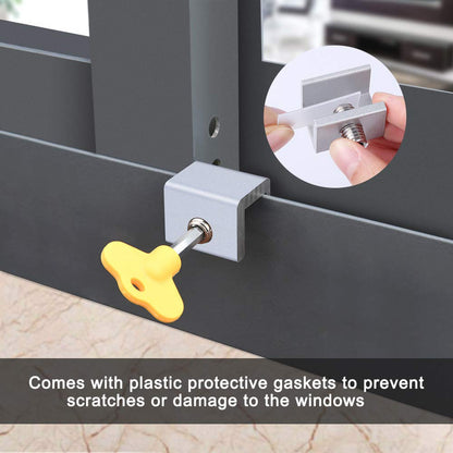 Seguro Ventana Puerta Corrediza Cerradura Bebe Mascotas X4