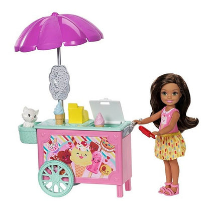 Barbie Club Chelsea Heladeria Carrito De Helado